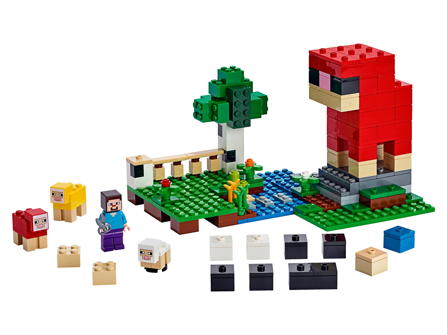 Lego Minecraft The Wool Farm 21153.