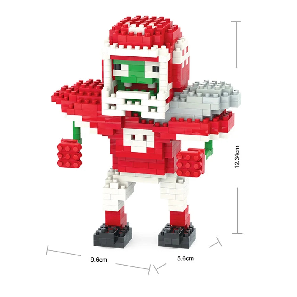 Lego Plantas VS Zombies Zombie Jugador de Futbol Americano.