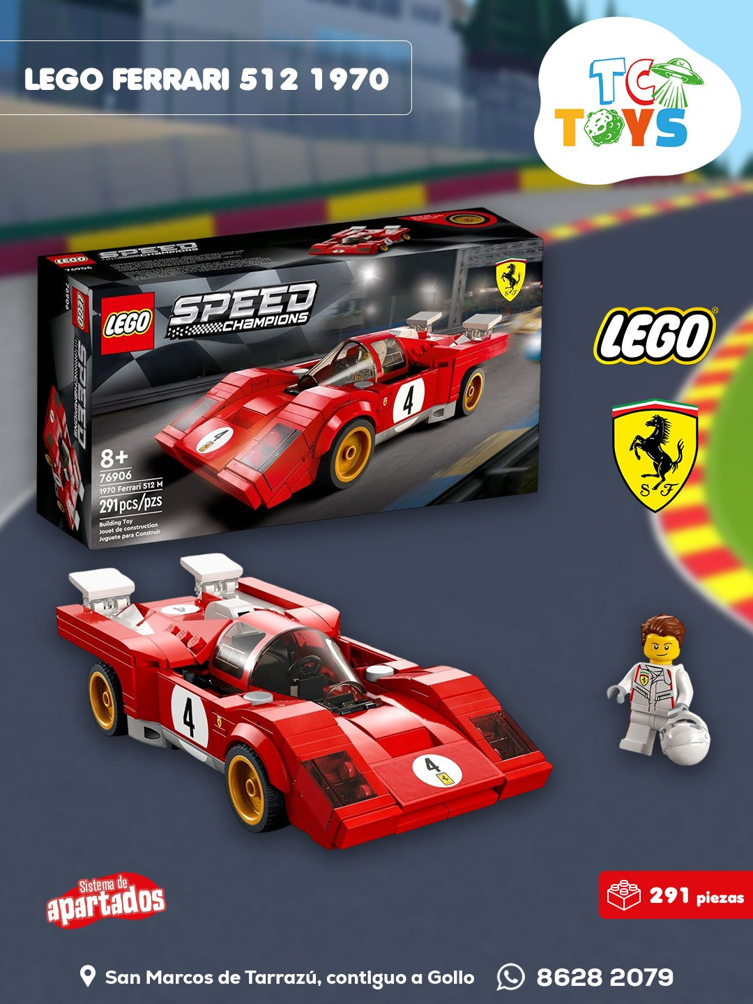 Lego Speed Champions 1970 Ferrari 512 M.