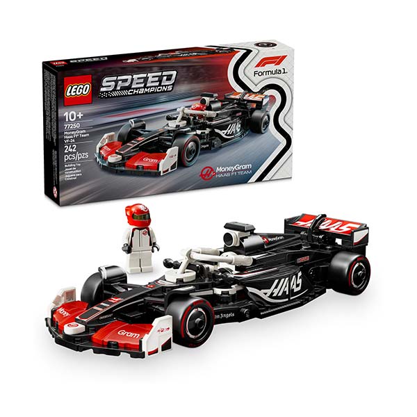 Lego Speed Champions Formula 1 MoneyGram Haas F1 Team VF-24.