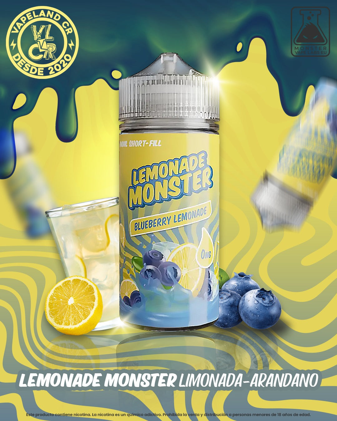 Lemonade Monster Blueberry Lemonade 3mg.