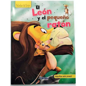Libro El León y el Pequeño Ratón Sicoben.