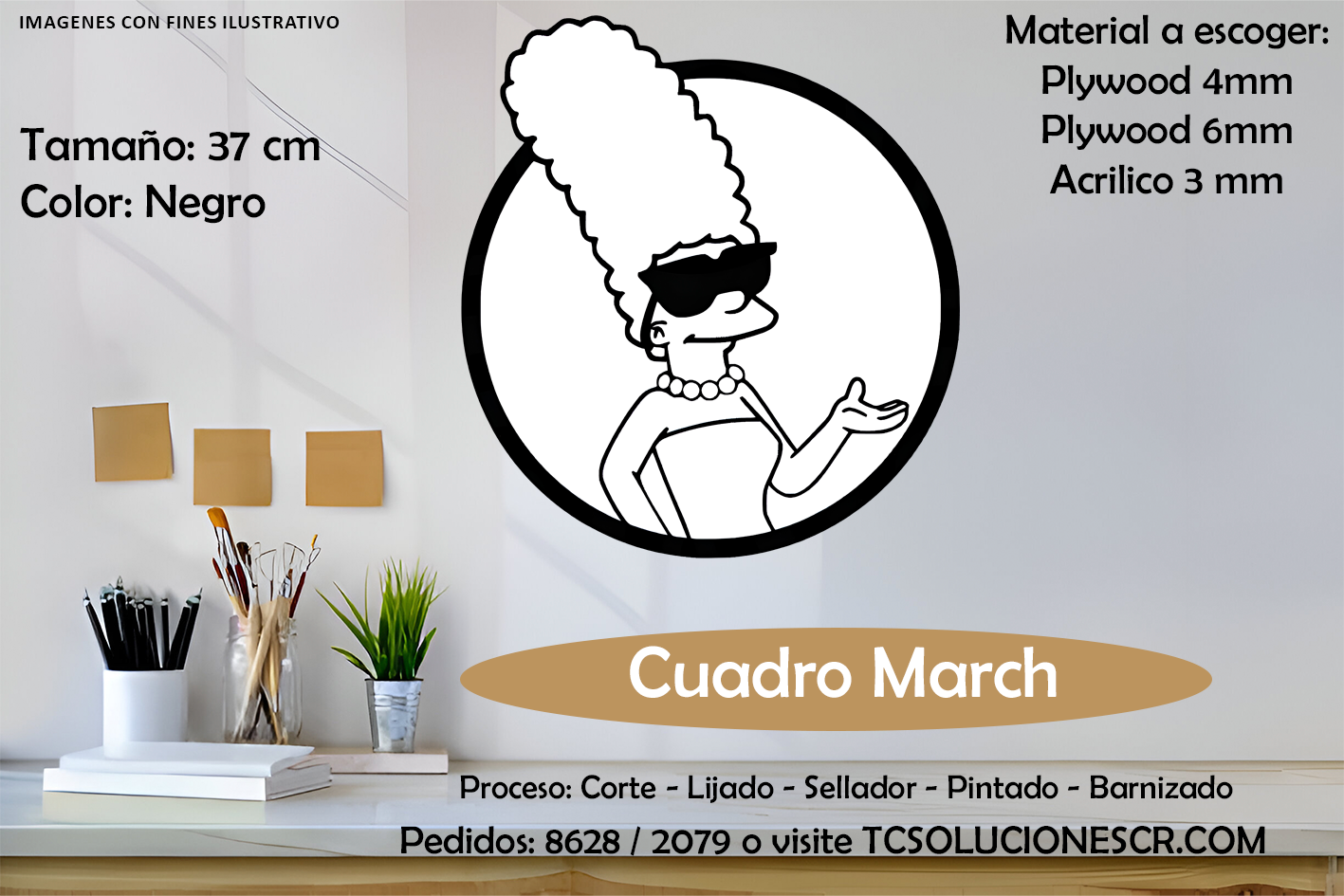 Cuadro Los Simpson March 1