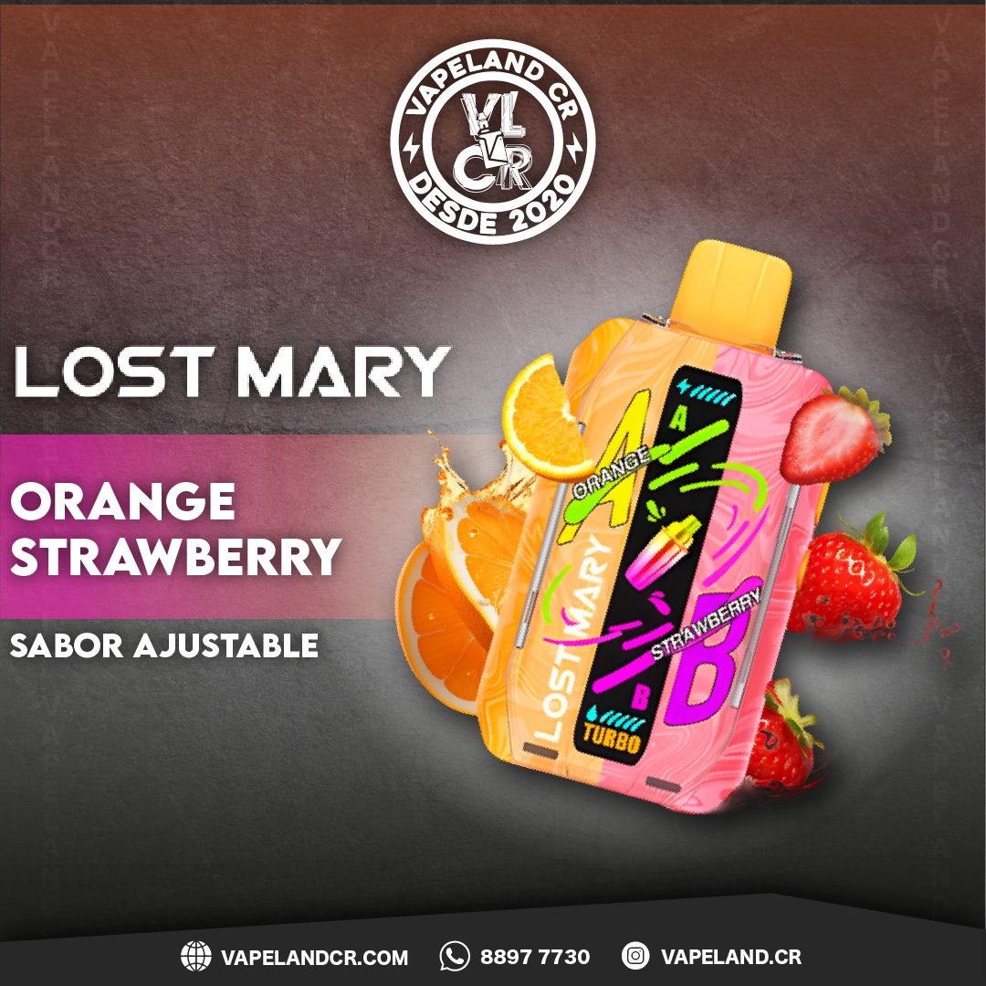 Lost Mary Mixer+ Orange Strawberry 30000 puffs.