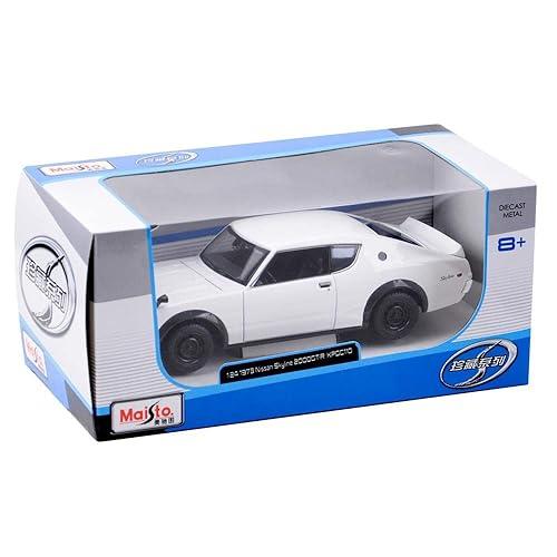Maisto 1973 Nissan Skyline 2000GT-R (KPGC110) Blanco.