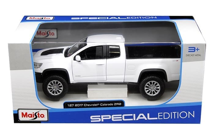 Maisto 2017 Chevrolet Colorado ZR2 Blanco.