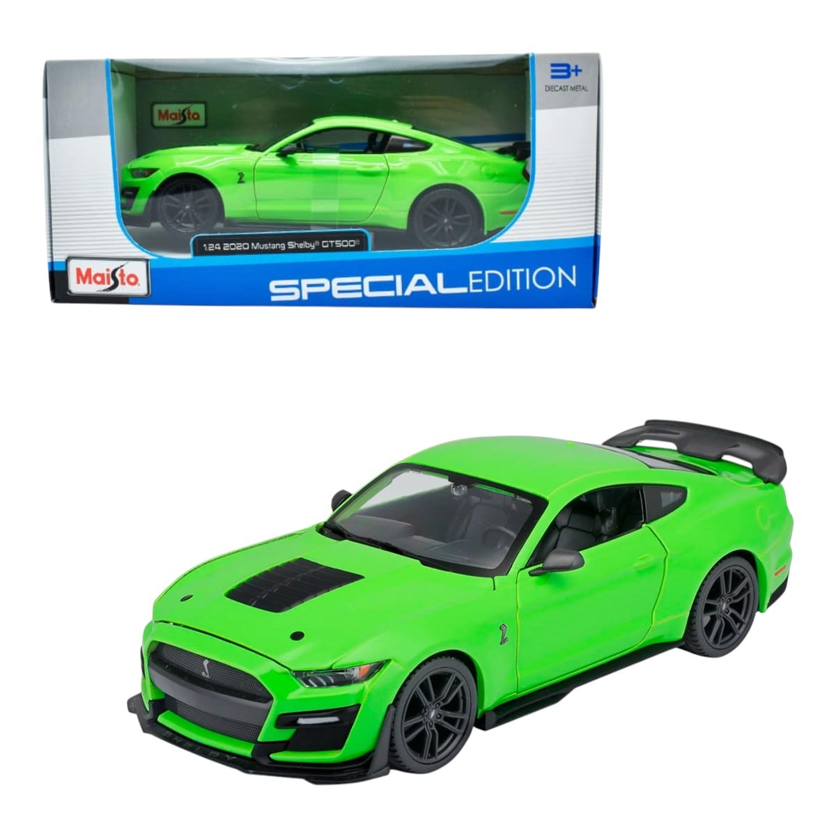 Maisto 2020 Mustang Shelby GT500 Verde.