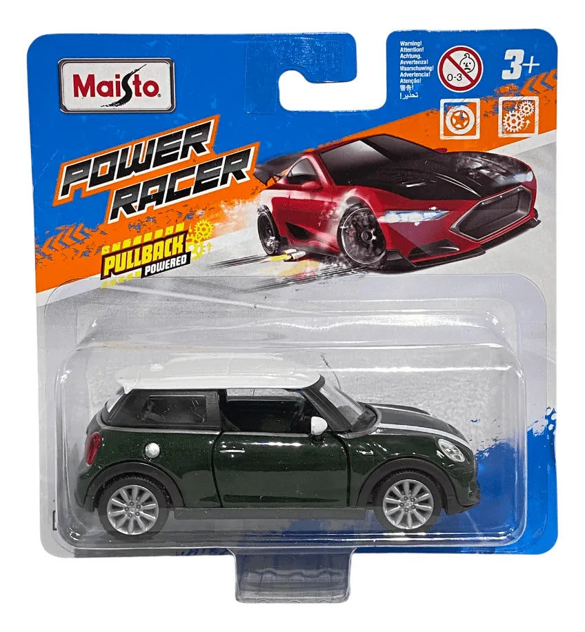 Maisto Power Racer Mini Cooper S Verde.