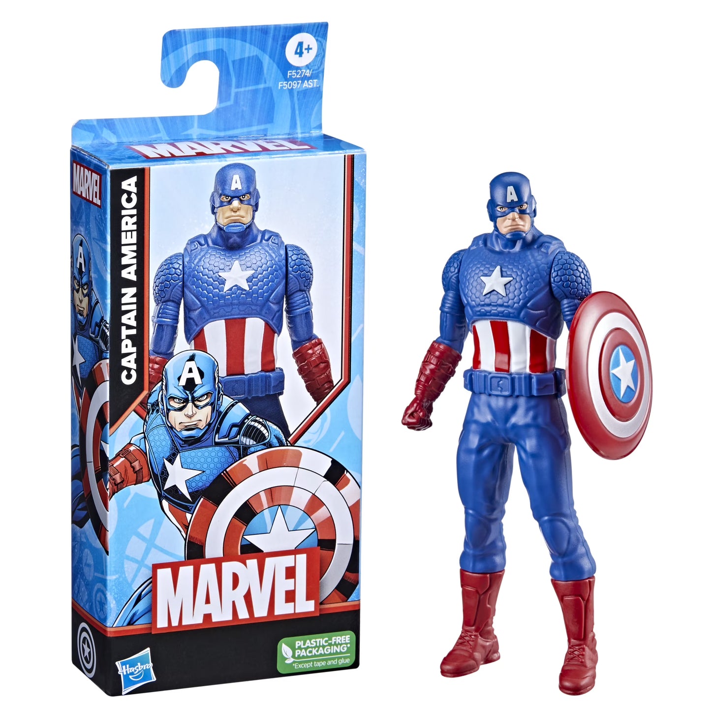 Figura Hasbro Marvel Capitán América.