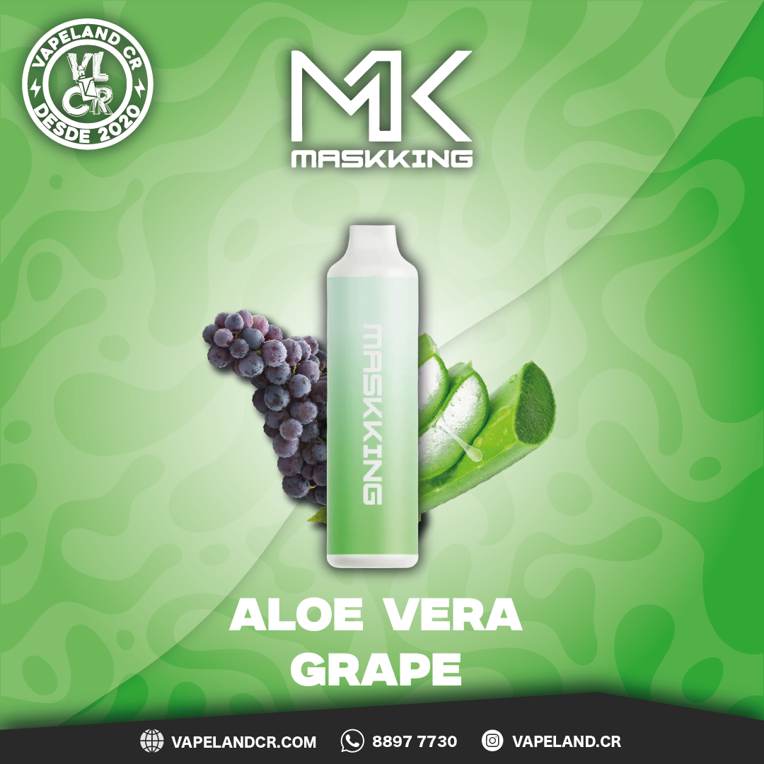 Masking Aloe Vera Grape 6000 puffs.