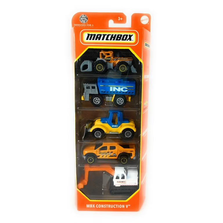 Matchbox MBX Construction Vll 5 Pack.