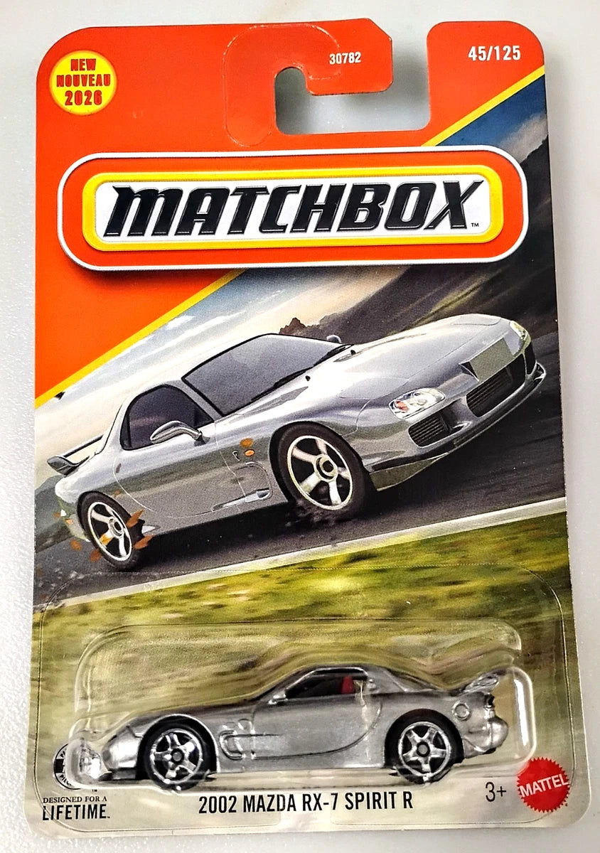 Matchbox 2002 Mazda RX-7 Spirit R Gris.