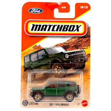 Matchbox 2021 Ford Bronco Verde.