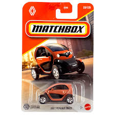 Matchbox 2022 Renault Twizy Naranja.