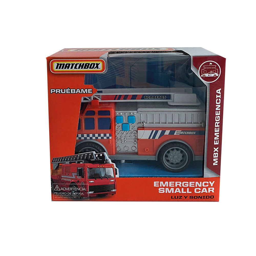 Matchbox Emergency Small Car Bomberos.