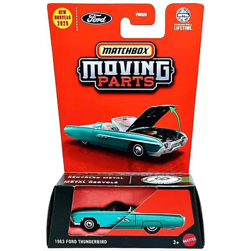 Matchbox Moving Parts 1963 Ford Thunderbird.