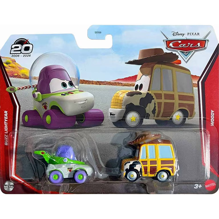 Carros Cars Set de 2 Buzz Lightyear y Woody.