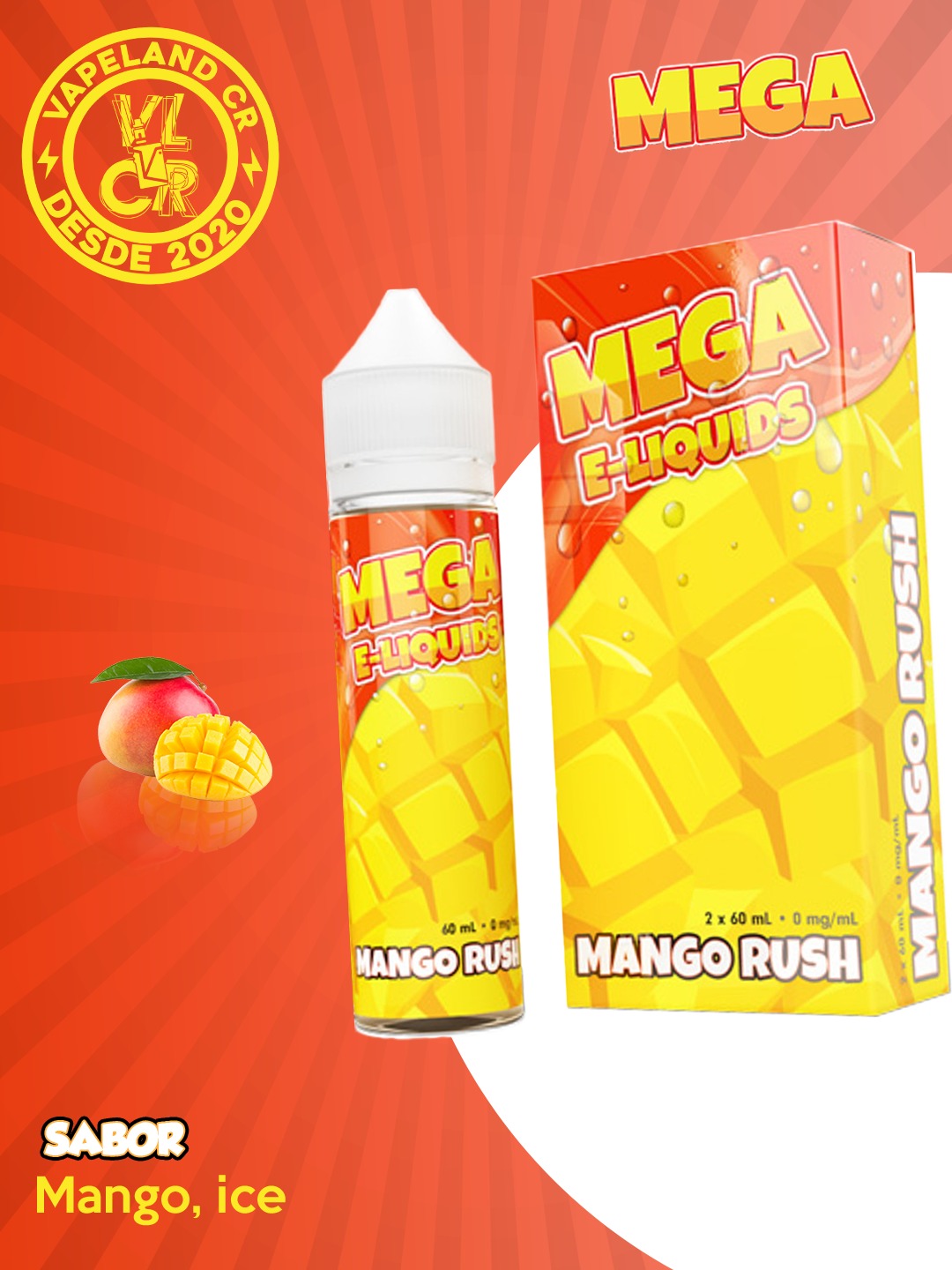 Mega Mango Rush 3mg y 6mg.