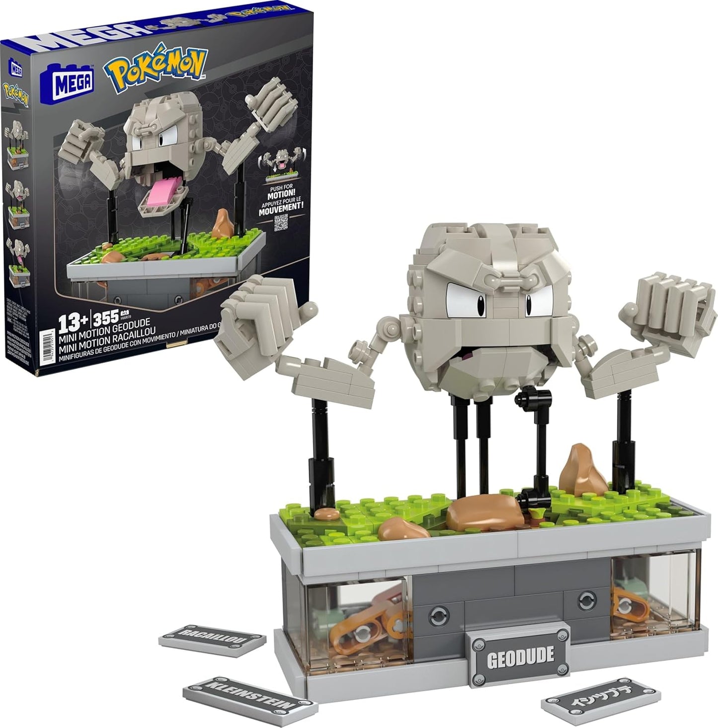 Mega Pokémon Mini Motion Geodude.