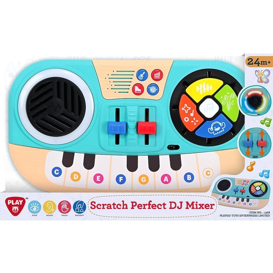 Mezclador de DJ Perfect Scratch para Bebé Play.