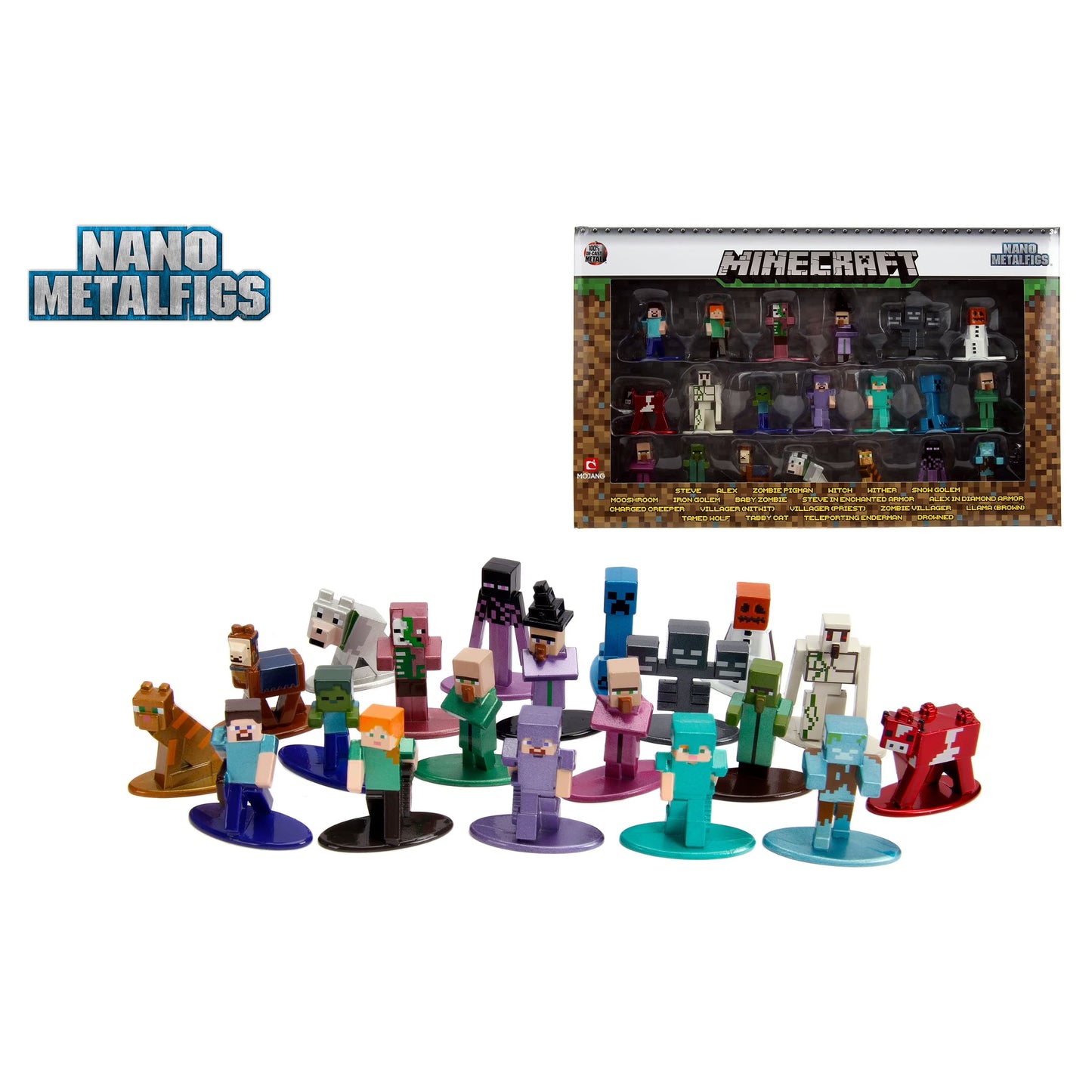Set de Figuras Jada Minecraft Serie 2.