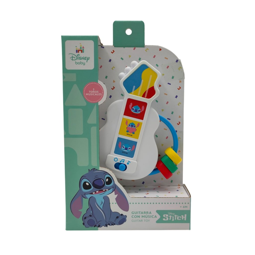 Mini Guitarra con Música Disney Stitch Carnival Toys.