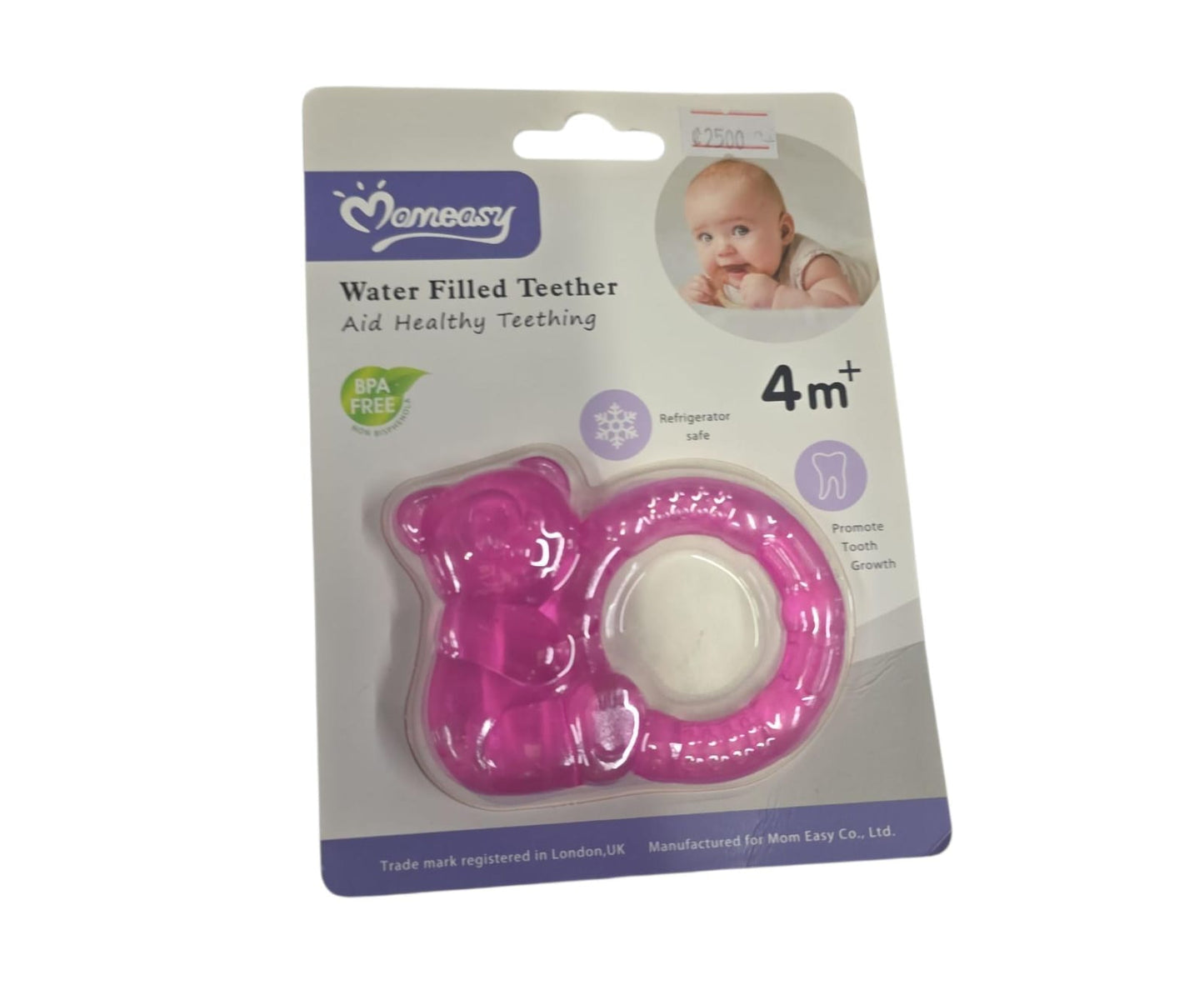 Mordedor de Agua Osito para Bebé Momeasy.