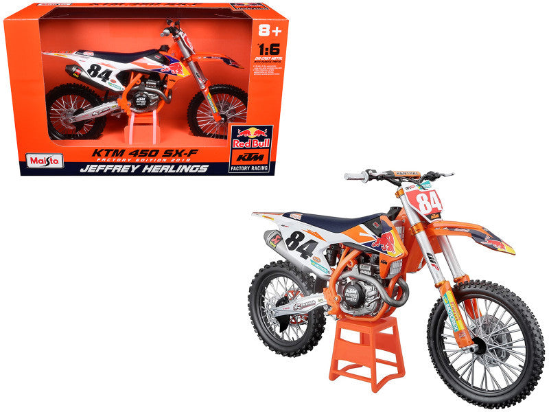 Moto 1:6 Red Bull KTM 450 SX-F Factory Edition 2018.