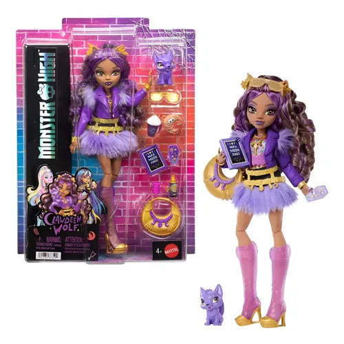 Muñeca Monster High Clawdeen Wolf con Accesorios.