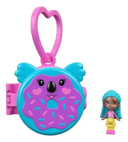 Muñeca Polly Pocket Llavero con Figura.