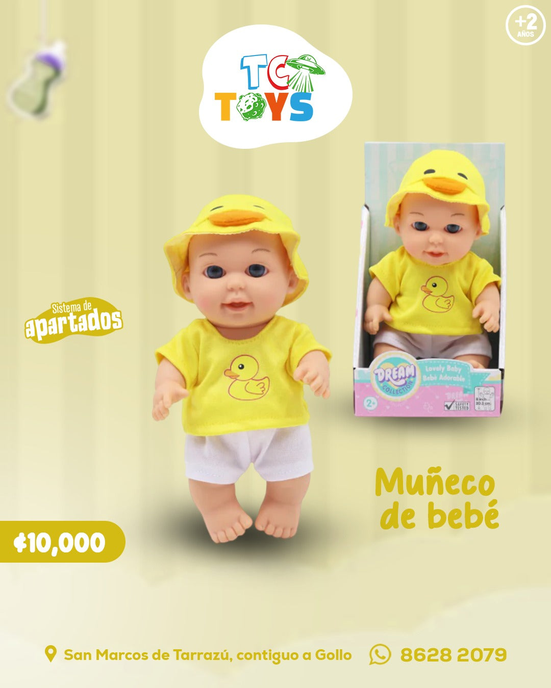 Muñeco Bebé Adorable Dream Collection.