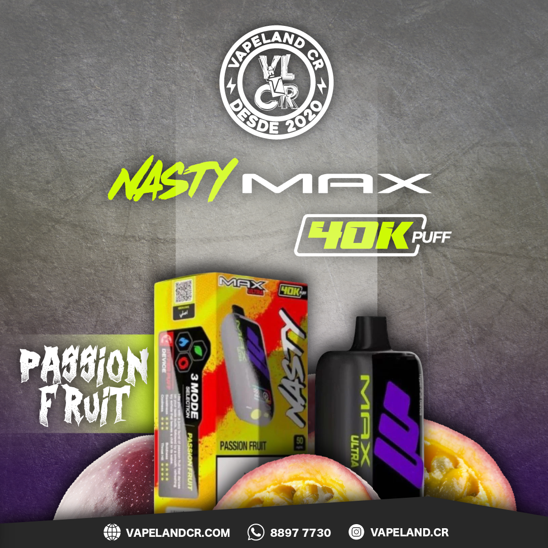 Nasty Max Passion Fruit 40000 puffs.