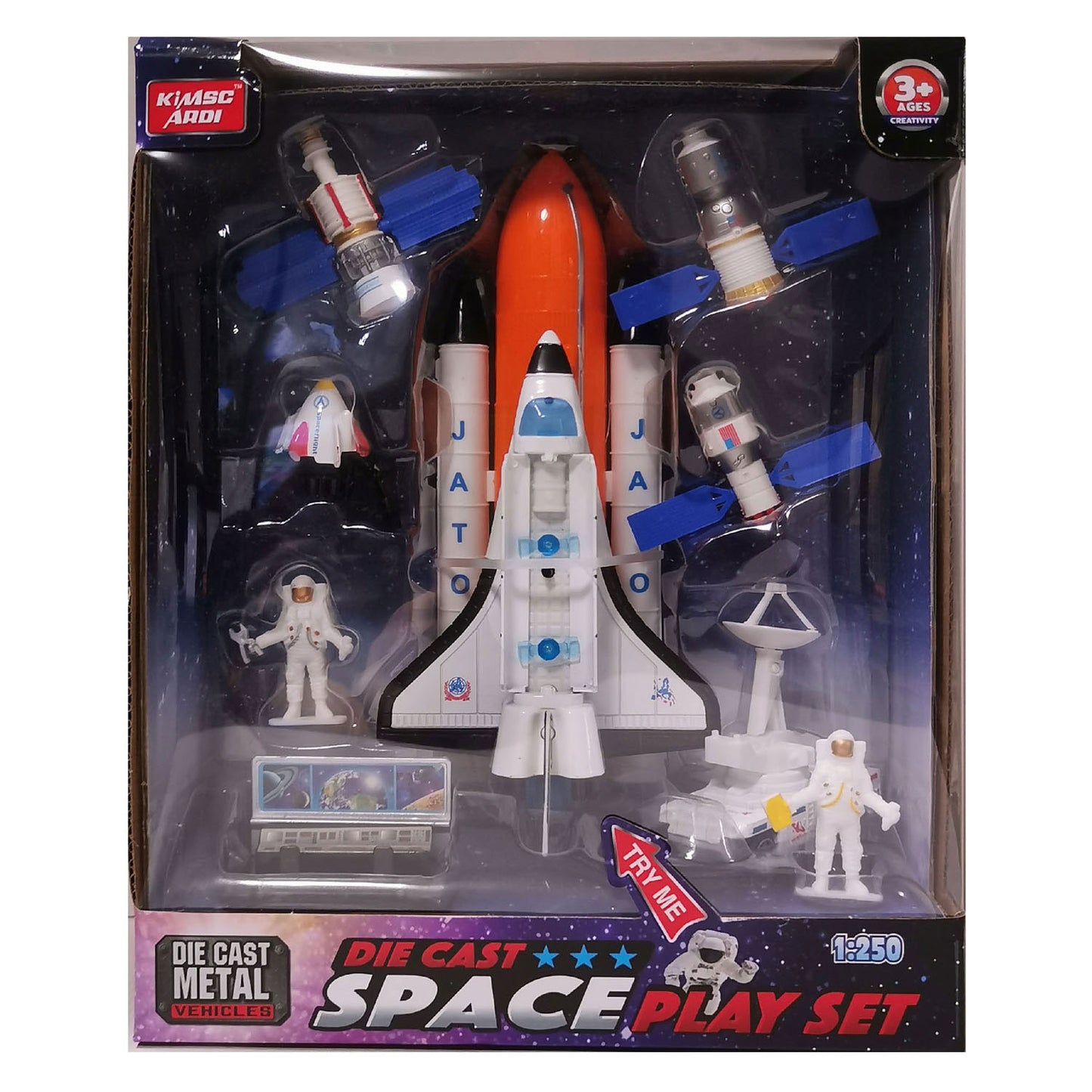 Nave Espacial de Metal con Accesorios Kimsc Ardi.