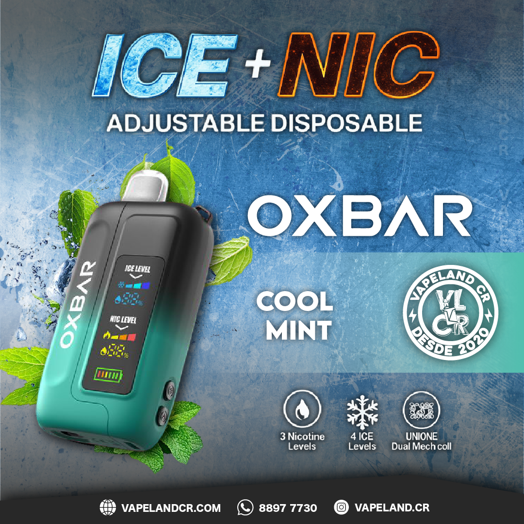 OXBAR Ice Nic Cool Mint 35000 puffs.