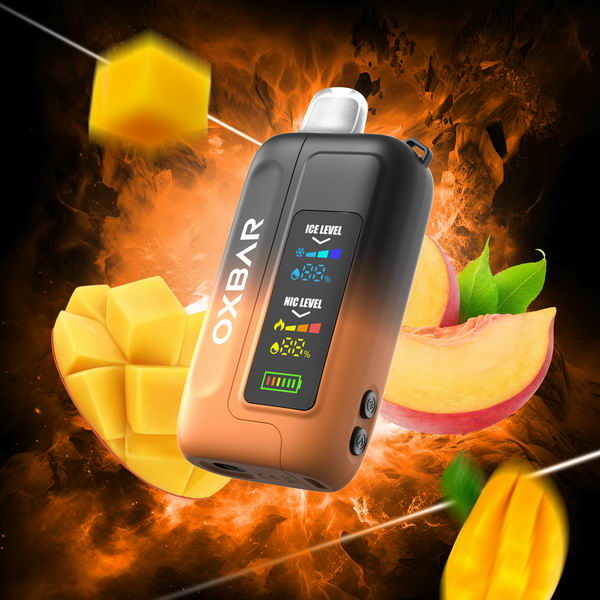 OXBAR Ice Nic Mango Peach 35000 puffs.