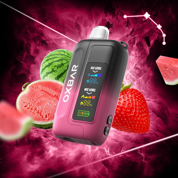 OXBAR Ice Nic Strawberry Watermelon 35000 puffs.