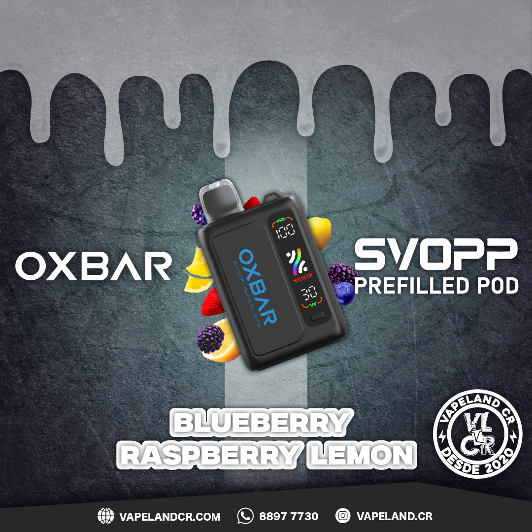 OXBAR SVOPP Blueberry Raspberry Lemon 25000 puffs.