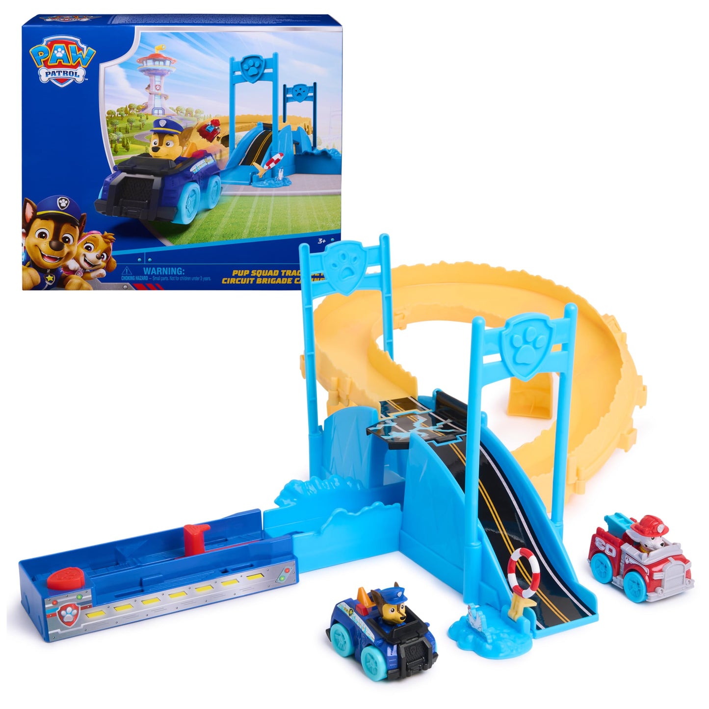 Paw Patrol Lánzate al Rescate Pup Squad Track Set Circuit Brigade Canine.