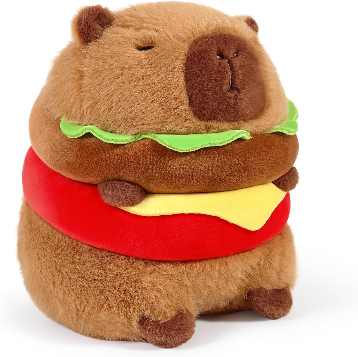 Peluche Capibara Hamburguesa.