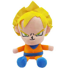 Peluche Dragón Ball Goku Super Saiyajin.