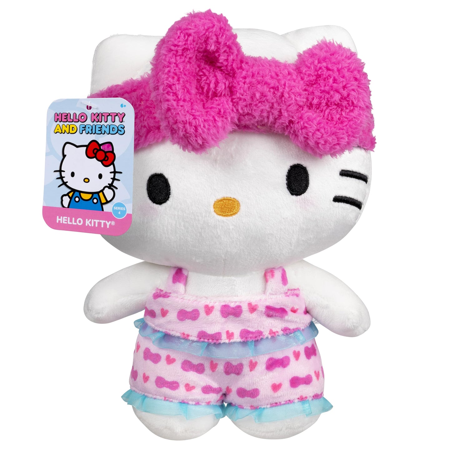 Peluche Hello Kitty y Sus Amigos Hello Kitty en Pijama Jazwares.