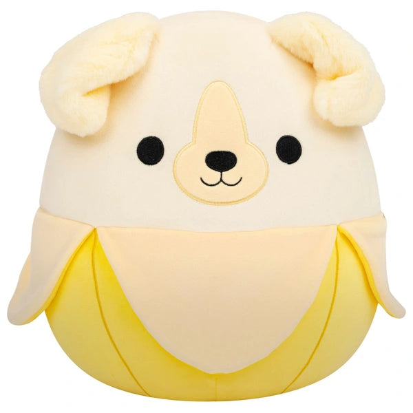 Peluche Squishmallows Perro Banana Nate.