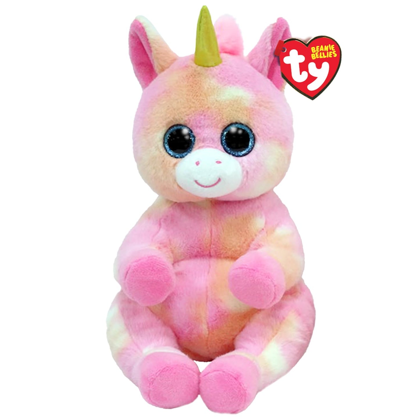 Peluche TY Beanie Bellies Unicornio Skylar Mediano.