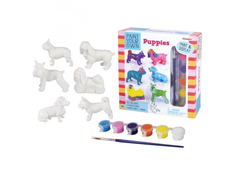 Perritos de Yeso para Pintar Champion.