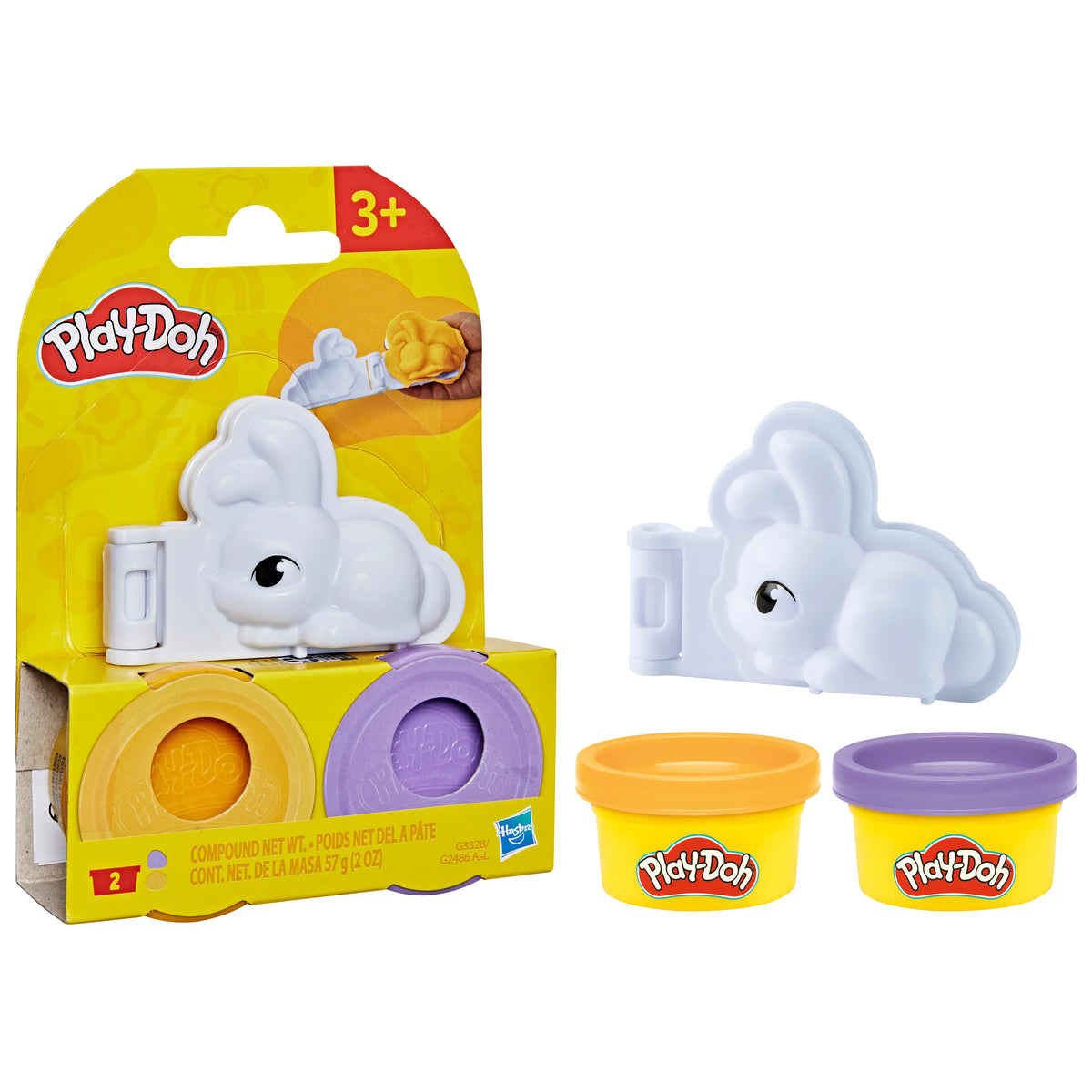 Play-Doh Set para hacer Figuras de Animales Conejo.