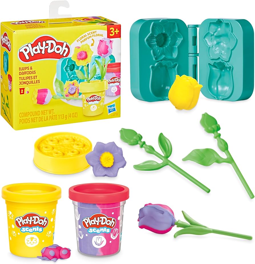 Play-Doh Tulipanes y Narcisos.