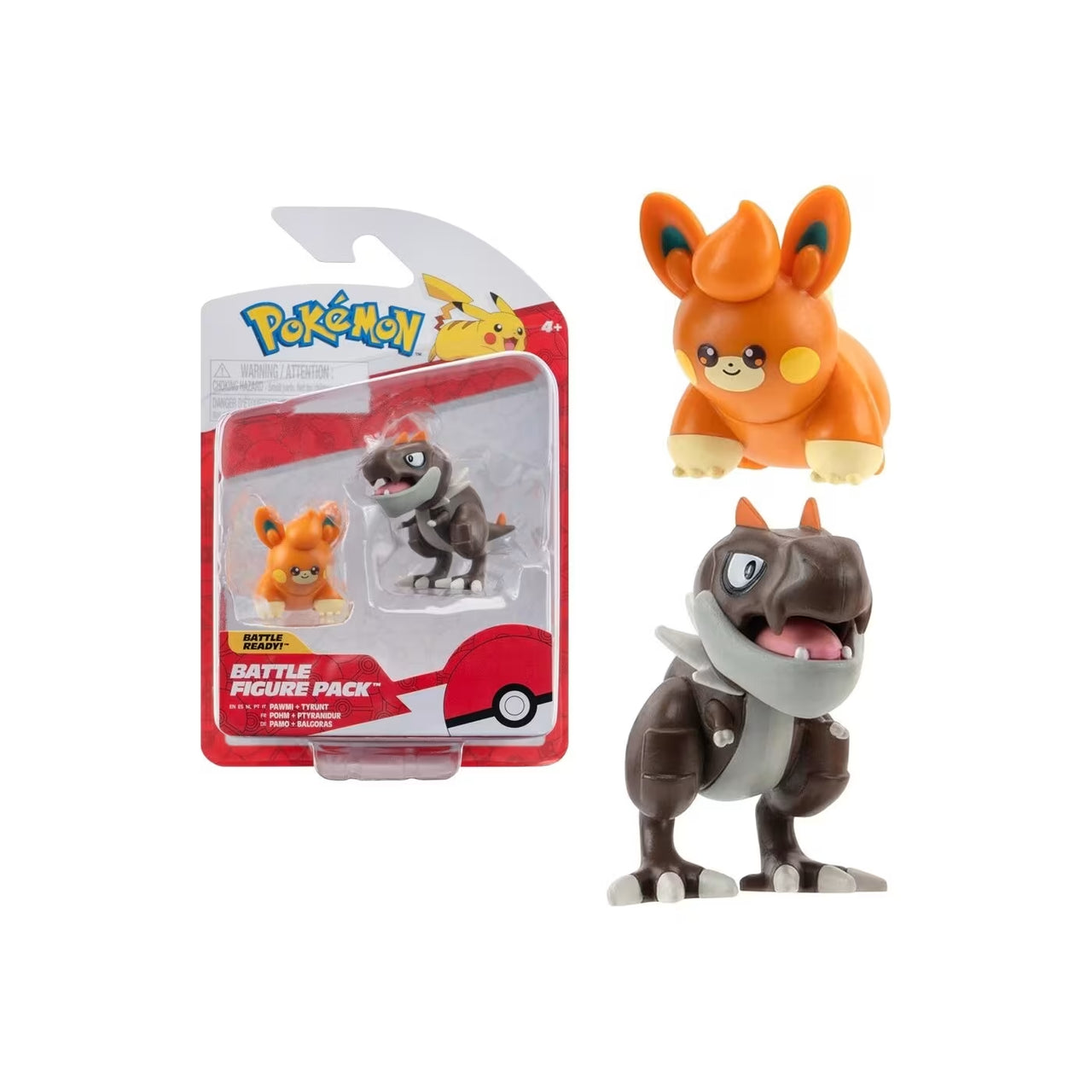 Pokémon Battle Figure Pack Pawmi + Tyrunt.