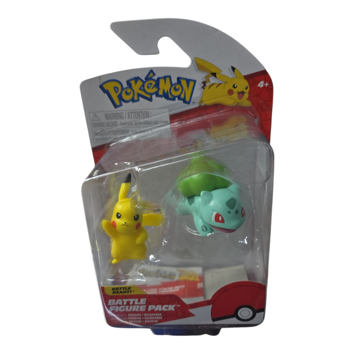 Pokémon Battle Figure Pack Pikachu + Bulbasaur.
