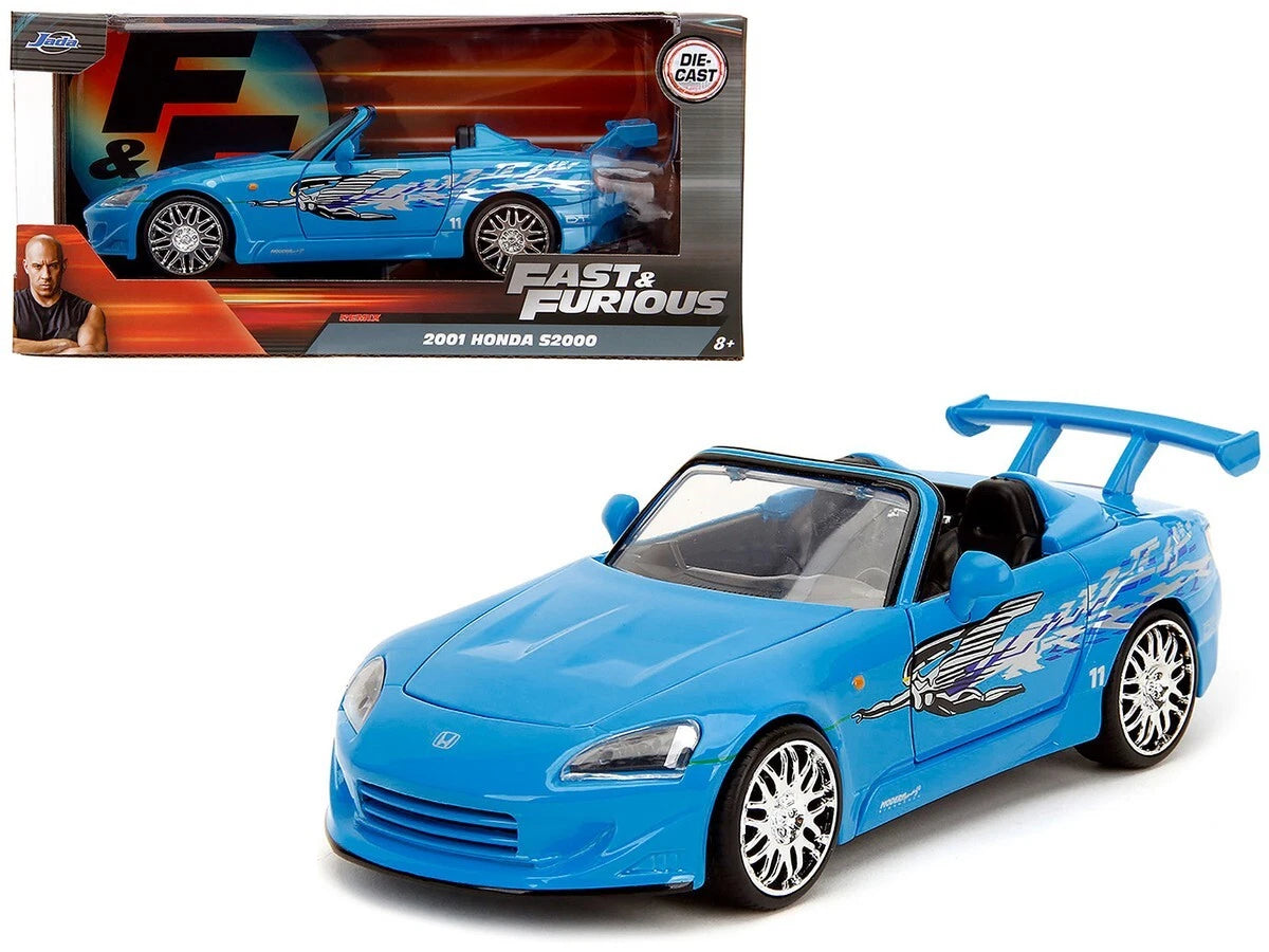 Rápidos y Furiosos Jada 2001 Honda S2000 1:24.