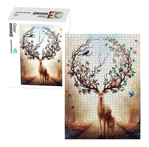 Rompecabezas Deer 1000 Pzs Hao Xiang.